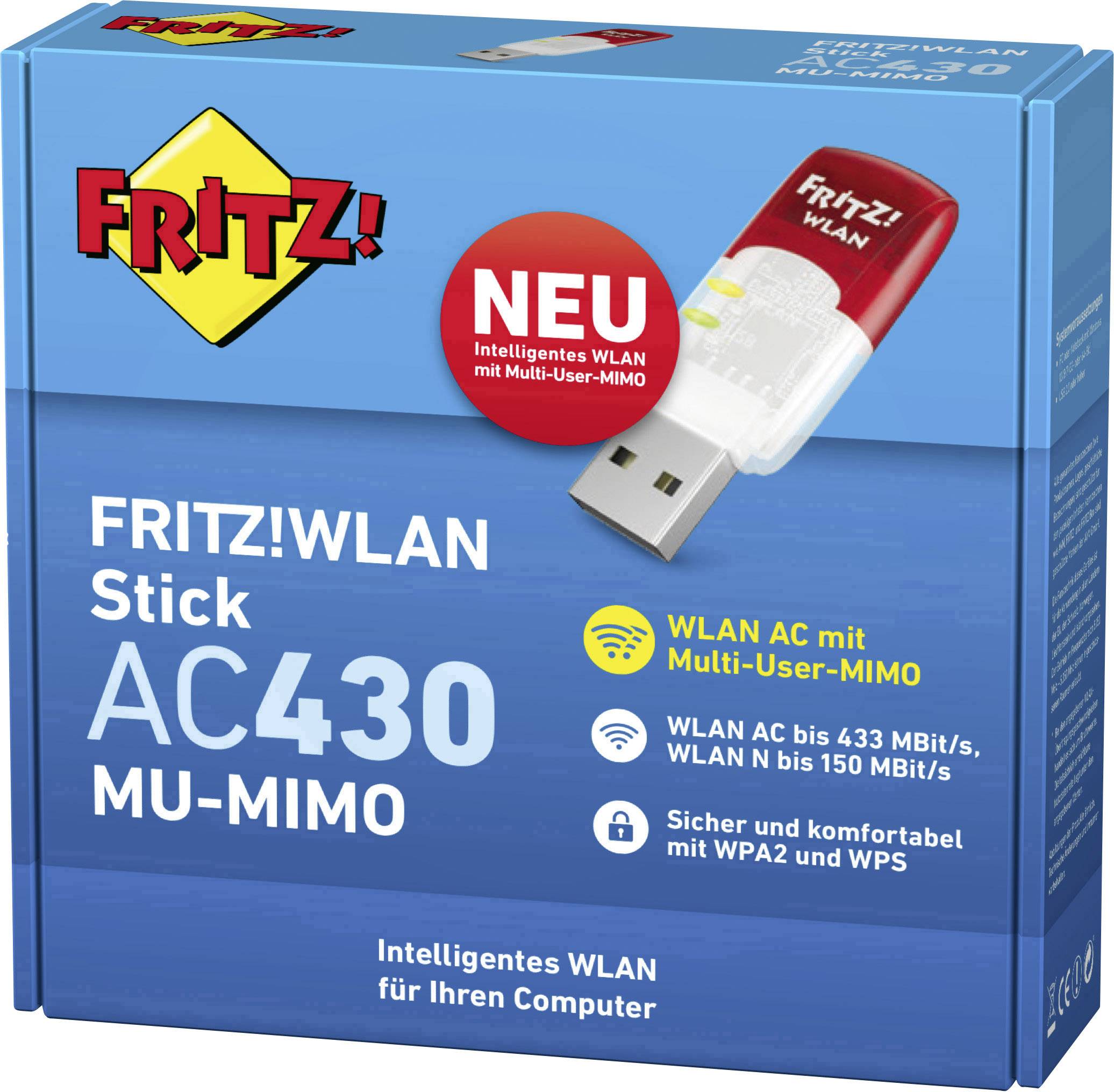 FRITZ! FRITZ!WLAN Stick AC 430 - CH Adattatore WLAN USB 433 MBit/s-2