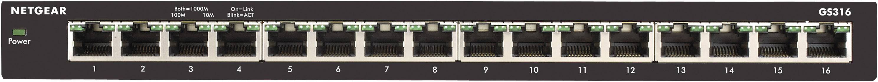 NETGEAR GS316-100PES GS316-100PES Switch di rete 16 Porte