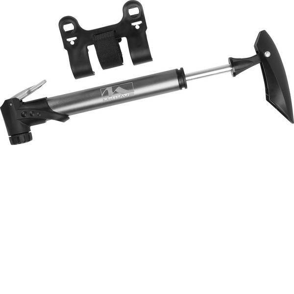 Pompe da bicicletta - Pompa per bicicletta M-Wave 470314 Double-Shot Argento, Nero - Pompe da bicicletta - Pompa per bicicletta M-Wave 470314 Double-Shot Argento, Nero -