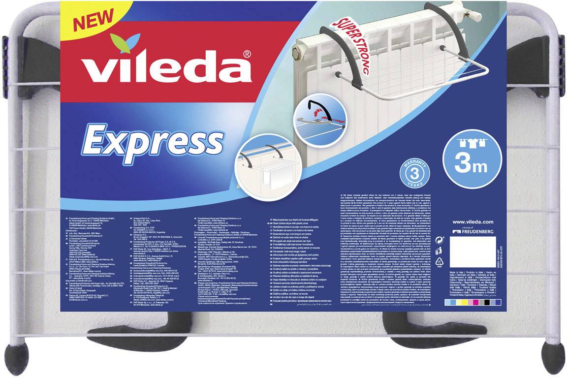 Stendibiancheria Vileda Express Acciaio-1