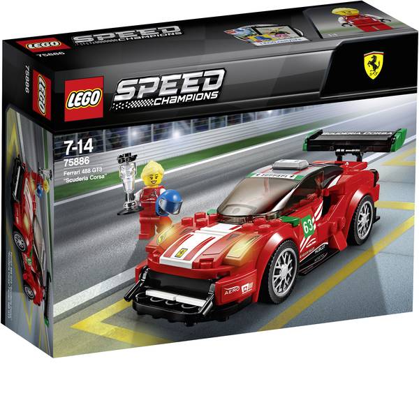 LEGOŽ Speed Champions - LEGOŽ SPEED CHAMPIONS 75886 Ferrari 488 GT3 Scuderia corsa - LEGOŽ Speed Champions - LEGOŽ SPEED CHAMPIONS 75886 Ferrari 488 GT3 Scuderia corsa -