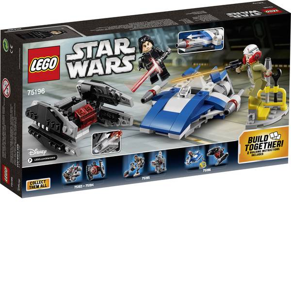 LEGOŽ STAR WARS - LEGOŽ STAR WARS 75196 A-Wing vs. Microfighters smorzatore TIE - LEGOŽ STAR WARS - LEGOŽ STAR WARS 75196 A-Wing vs. Microfighters smorzatore TIE -