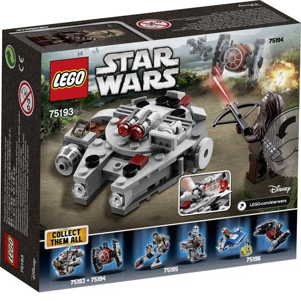 LEGOŽ STAR WARS - LEGOŽ STAR WARS 75193 Millennium Falcon micro Fighter - LEGOŽ STAR WARS - LEGOŽ STAR WARS 75193 Millennium Falcon micro Fighter -