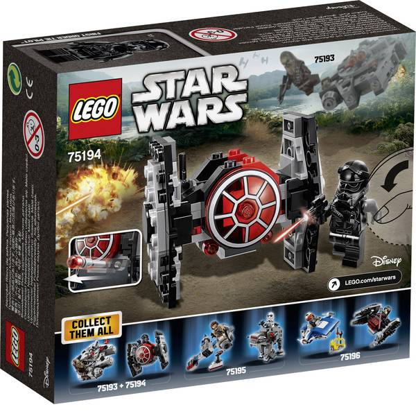 LEGOŽ STAR WARS - LEGOŽ STAR WARS 75194 TIE Fighter del primo ordine micro Fighter - LEGOŽ STAR WARS - LEGOŽ STAR WARS 75194 TIE Fighter del primo ordine micro Fighter -
