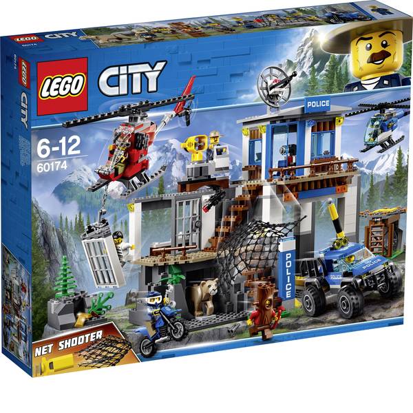 LEGOŽ City - LEGOŽ CITY 60174 Dal quartier generale di polizia di una montagna - LEGOŽ City - LEGOŽ CITY 60174 Dal quartier generale di polizia di una montagna -