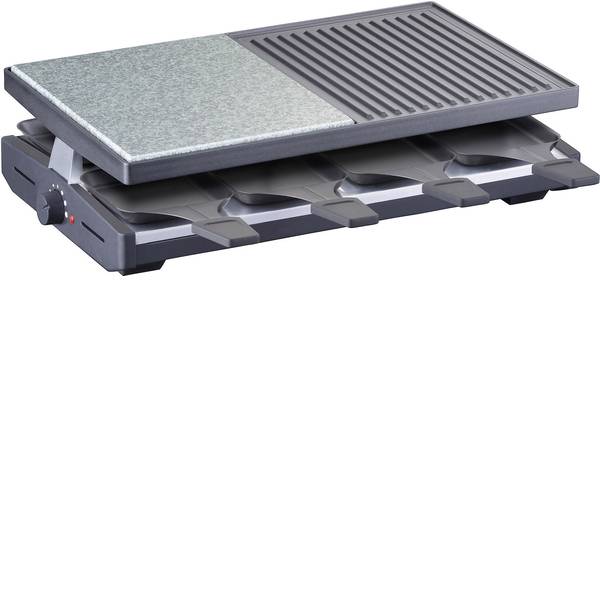 Raclette - Steba Germany RC58 Raclette 8 vaschette, Con regolazione manuale della temperatura Nero - Raclette - Steba Germany RC58 Raclette 8 vaschette, Con regolazione manuale della temperatura Nero -