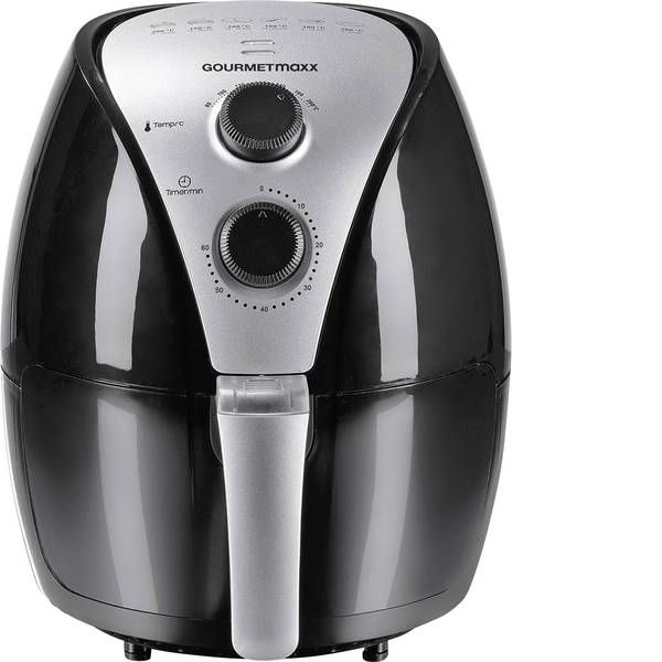 Friggitrici - GourmetMaxx 01361 Friggitrice ad aria calda 1500 W Funzione timer Nero - Friggitrici - GourmetMaxx 01361 Friggitrice ad aria calda 1500 W Funzione timer Nero -