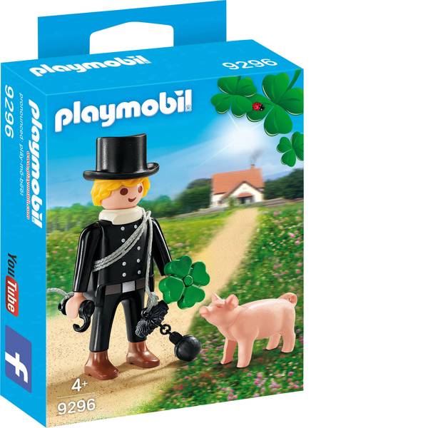 Personaggi da gioco - Playmobil Schornsteinfeger mit Glücksschweinchen 9296 - Personaggi da gioco - Playmobil Schornsteinfeger mit Glücksschweinchen 9296 -