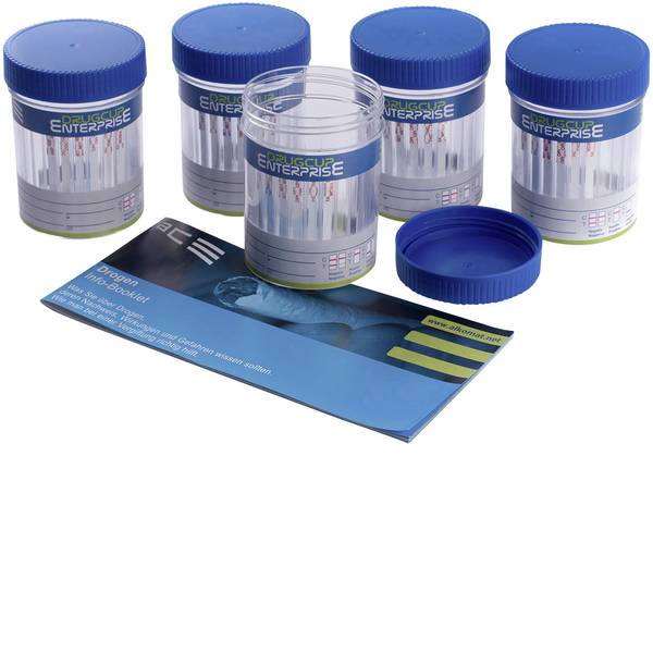 Tester anti droga - Kit test droga test urine ACE Drug Cup Enterprise 100336 Farmaci testabili=Anfetamine, Cocaina, MDMA, Metamfetamine, - Tester anti droga - Kit test droga test urine ACE Drug Cup Enterprise 100336 Farmaci testabili=Anfetamine, Cocaina, MDMA, Metamfetamine, -