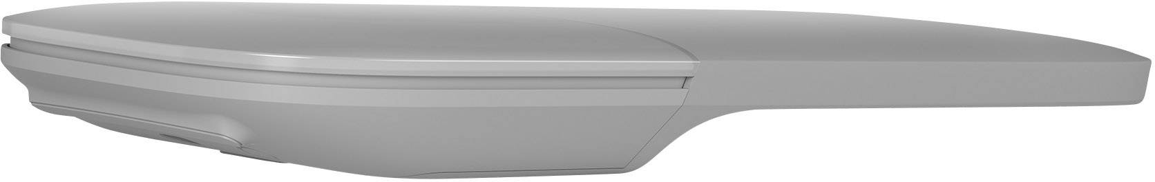 Involucro grigio per lampione stradale in plastica, design moderno e sottile, vista laterale.