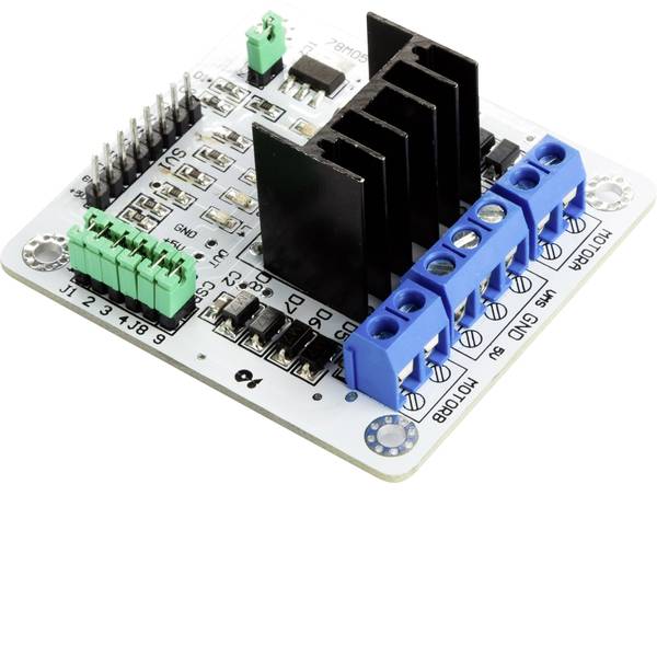 Moduli e schede Breakout per schede di sviluppo - Modulo driver motore passo-passo ponticello Dual-H L298N Makerfactory - Moduli e schede Breakout per schede di sviluppo - Modulo driver motore passo-passo ponticello Dual-H L298N Makerfactory -