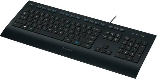 Logitech K280e for Business USB Tastiera Inglese, QWERTY Nero-0