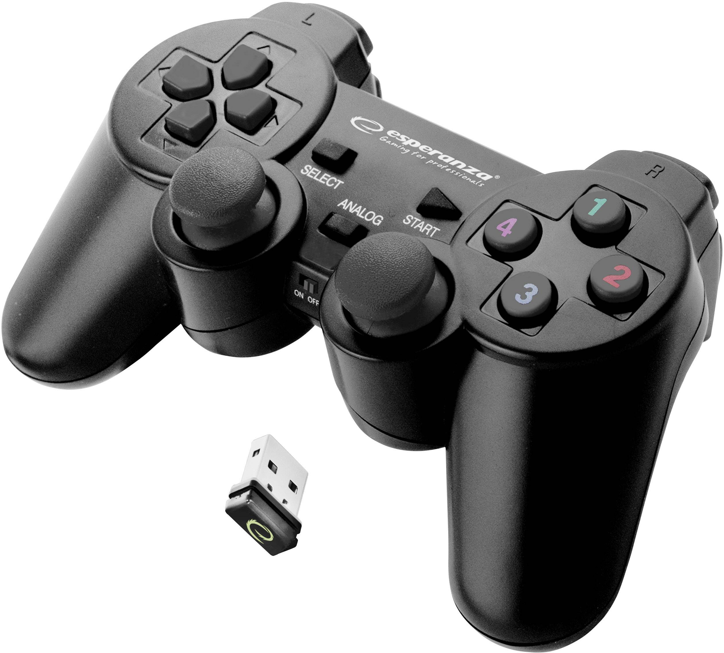 Esperanza Gladiator Gamepad PC, PlayStation 3 Nero-1