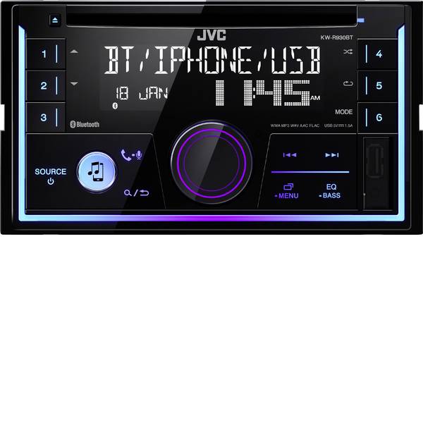 Autoradio e Monitor multimediali - JVC KW-R930BT Autoradio Vivavoce Bluetooth®, Collegamento per controllo remoto da volante - Autoradio e Monitor multimediali - JVC KW-R930BT Autoradio Vivavoce Bluetooth®, Collegamento per controllo remoto da volante -