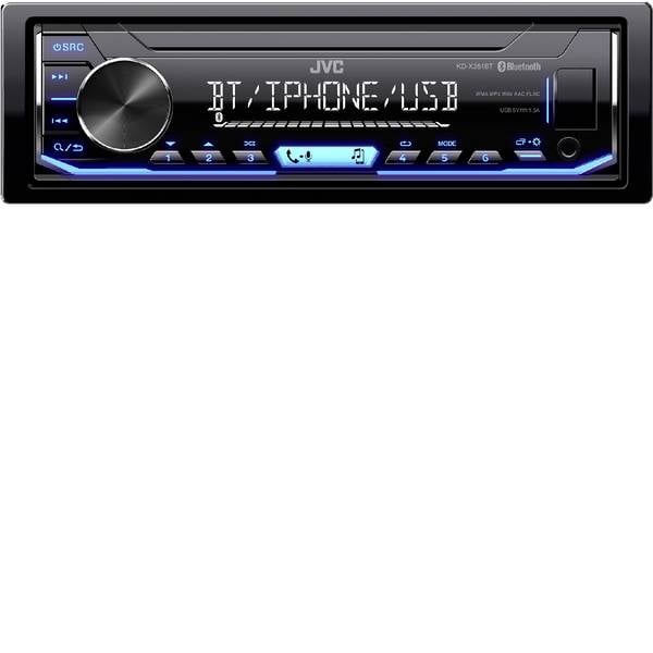 Autoradio e Monitor multimediali - JVC KD-X351BT Autoradio Vivavoce Bluetooth®, Collegamento per controllo remoto da volante - Autoradio e Monitor multimediali - JVC KD-X351BT Autoradio Vivavoce Bluetooth®, Collegamento per controllo remoto da volante -