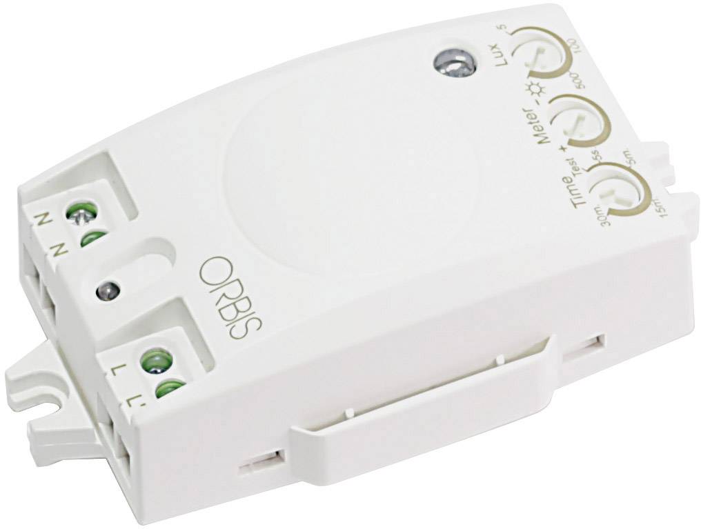 ORBIS Zeitschalttechnik OB135012 Da incasso Rilevatore di movimento 360 ° Bianco IP20