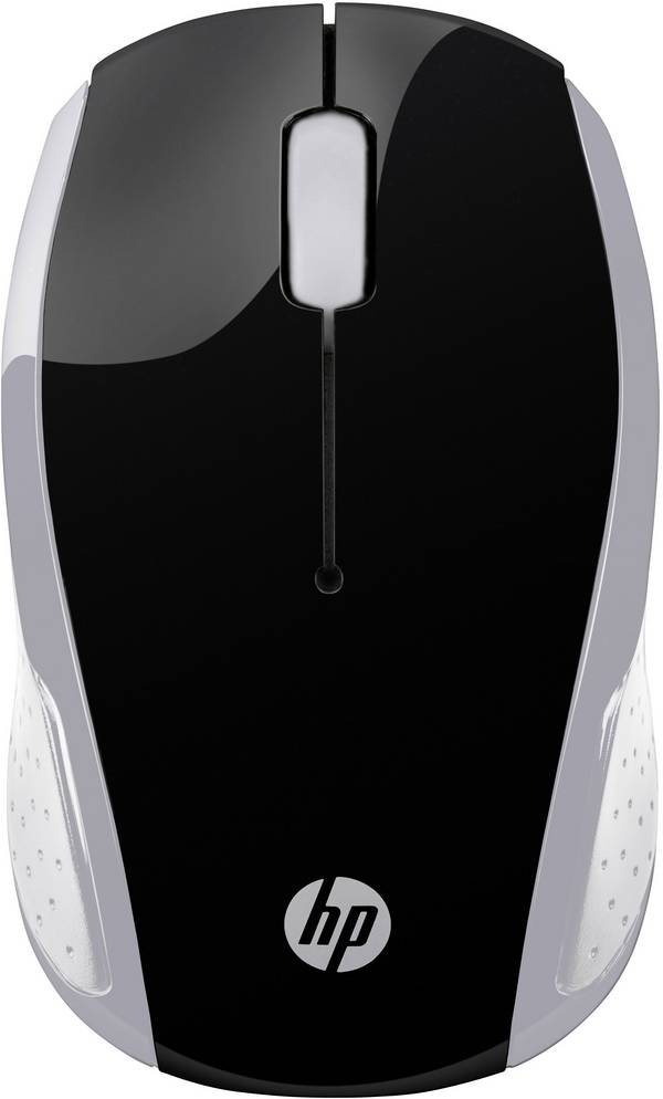 HP 200 Mouse Senza fili (radio) Ottico Nero, Argento 3 Tasti 1000 dpi