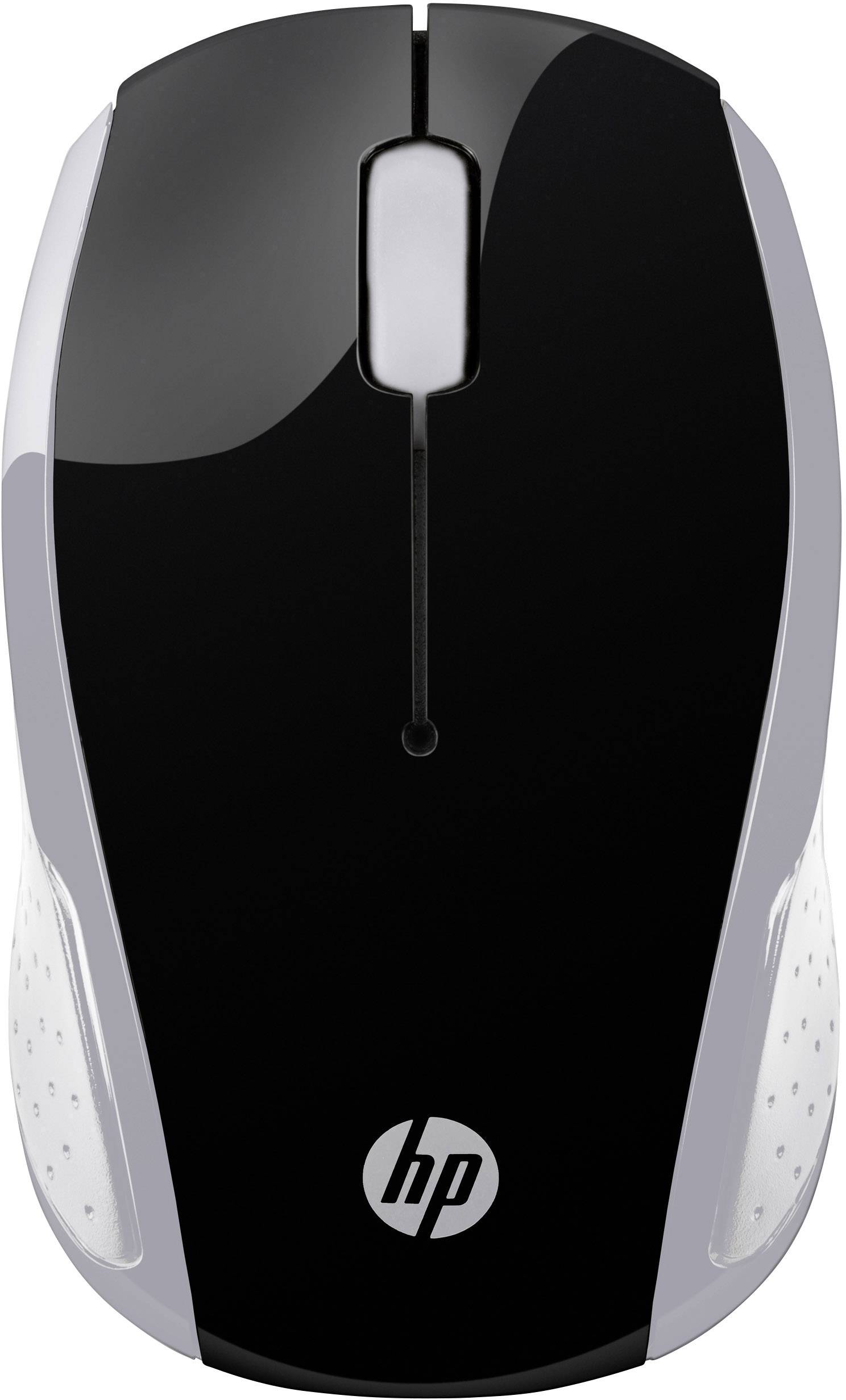 HP 200 Mouse Senza fili (radio) Ottico Nero, Argento 3 Tasti 1000 dpi-0