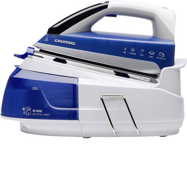 Ferri da stiro con generatore di vapore - Ferro da stiro con caldaia Grundig SIS 8670 GMN7070 2600 W Bianco, Blu - Ferri da stiro con generatore di vapore - Ferro da stiro con caldaia Grundig SIS 8670 GMN7070 2600 W Bianco, Blu -