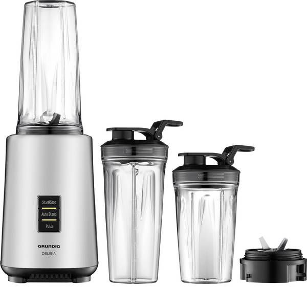 Frullatori - Grundig SM 7680 Frullatore per Smoothie 1000 W Acciaio, Nero - Frullatori - Grundig SM 7680 Frullatore per Smoothie 1000 W Acciaio, Nero -