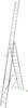 Krause Tribilo 129727 Alluminio Scala multifunzione incl. Traverse Altezza operativa max: 10.90 m Alluminio DIN EN 131 31.5 kg