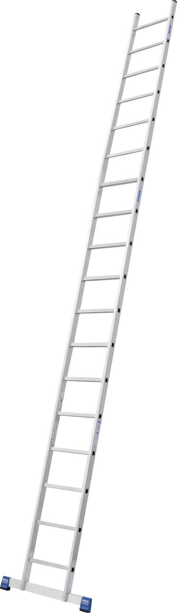 Krause 133151 Alluminio Scala d'appoggio incl. Traverse Altezza operativa max: 6.05 m Alluminio DIN EN 131 9.9 kg