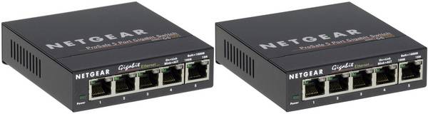 NETGEAR GS105GE (2x) GS105GE Switch di rete 5 Porte 1 GBit/s