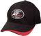 Cappello nero con bordo rosso e un logo ovale con la scritta 'Garrett AT Max All Terrain'.