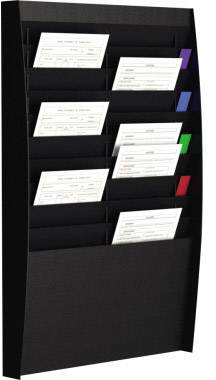 Paperflow Paperflow 54,4 x 86,5 x 10,6 cm (B x H x A4V2X10.01 Porta depliant Nero DIN A4 Numero scomparti 20 1 pz. (L x A x P) 544 x 865 x 106 mm
