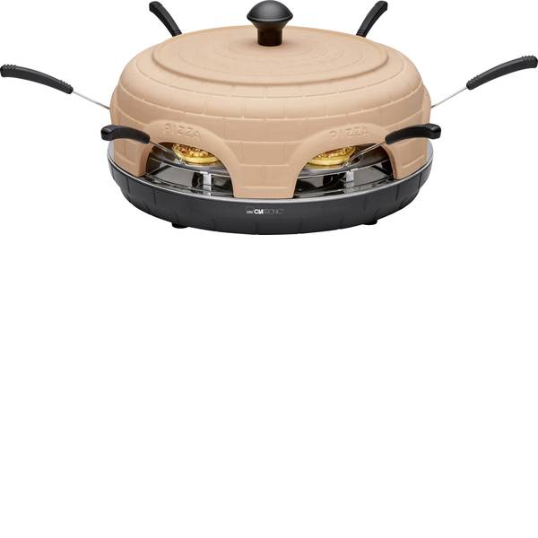 Raclette - Clatronic PO 3682 Forno pizza Terracotta, Nero - Raclette - Clatronic PO 3682 Forno pizza Terracotta, Nero -
