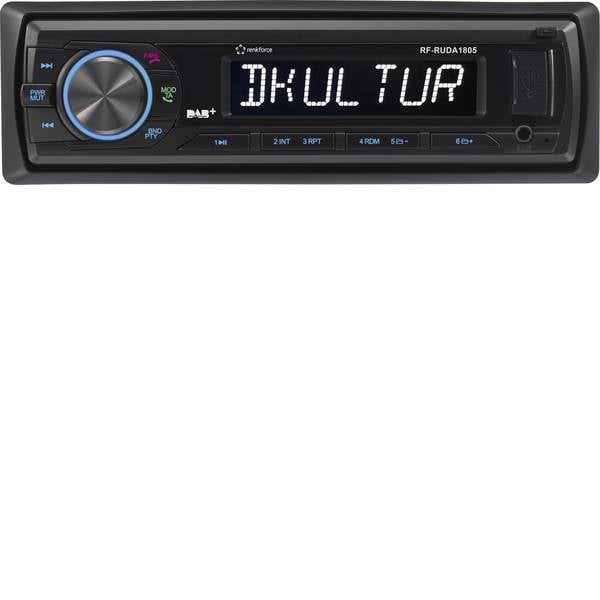 Autoradio e Monitor multimediali - Renkforce RUDAB-1805 Autoradio Sintonizzatore DAB+, incl. Antenna DAB, Vivavoce Bluetooth® - Autoradio e Monitor multimediali - Renkforce RUDAB-1805 Autoradio Sintonizzatore DAB+, incl. Antenna DAB, Vivavoce Bluetooth® -
