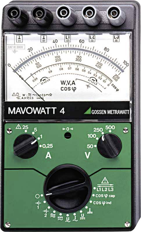Gossen Metrawatt MAVOWATT 4 Analizzatore di rete 1 fase, 3 fasi