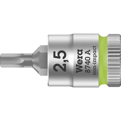 Bit esagonale da 2,5 mm, adatto per avvitatura non a impulsi. Marca: Wera, Modello: 8740 A.