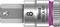 Adattatore a chiave esagonale metallico con scritta 'Wera 8740 A HF', dimensione '8', e indicazione 'non-impact'.