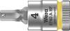 Wera 8740 A 05003333001 Brugola interna Inserto giravite a bussola 4 mm 1/4" (6.3 mm)