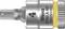 Portabit magnetico Wera, modello 8740 A HF, numero 4, in metallo con scritta 'non-impact' su fascia gialla.