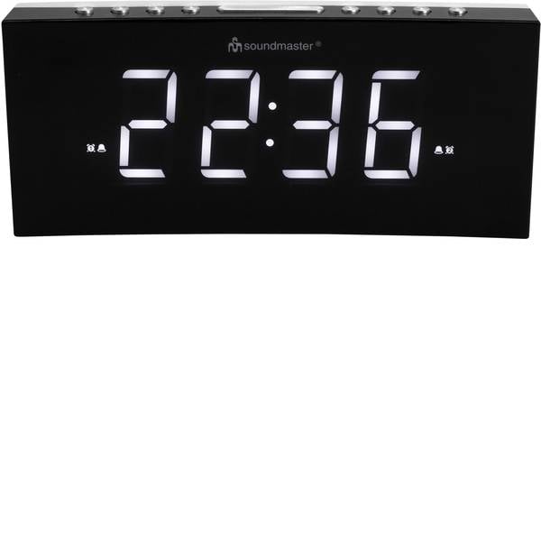 Sveglie - SoundMaster UR8800 Automatico Sveglia Nero Tempi di allarme 2 - Sveglie - SoundMaster UR8800 Automatico Sveglia Nero Tempi di allarme 2 -
