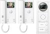 Ritto by Schneider RGE1892270 Video citofono Cablato Kit completo Casa Bifamiliare Bianco