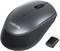 Mouse wireless nera di LogiLink con ricevitore USB.