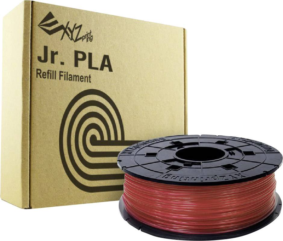 Filamento per stampante 3D XYZprinting Plastica PLA 1.75 mm Rosso (chiaro) 600 g Junior
