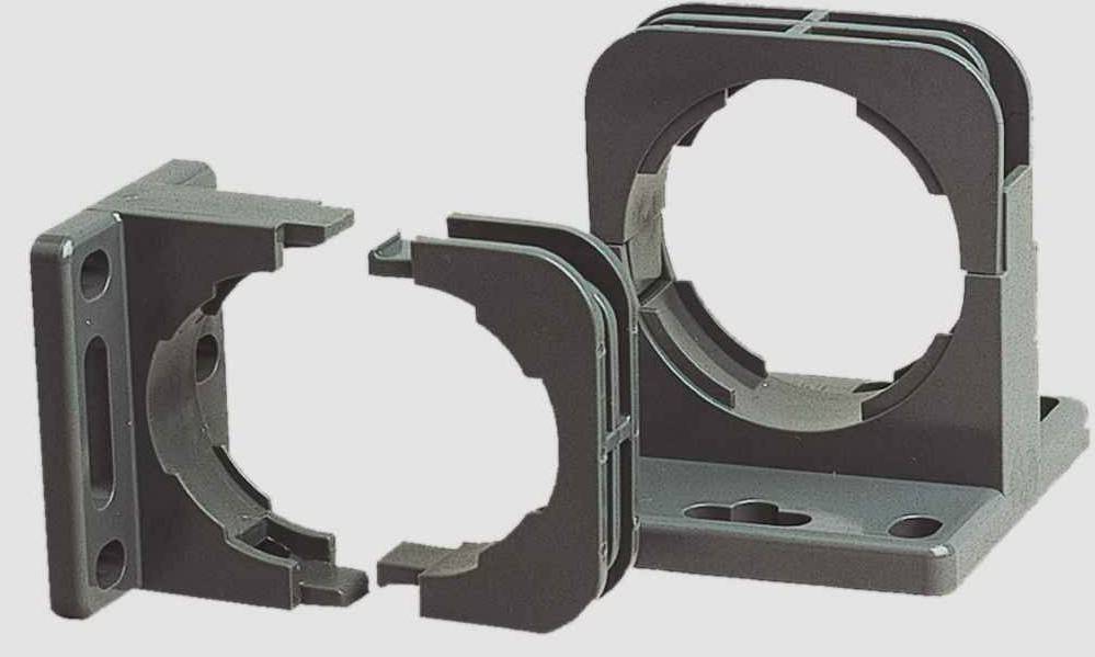 HELU 93507 USH Porta tubo flessibile Nero 1 pz.
