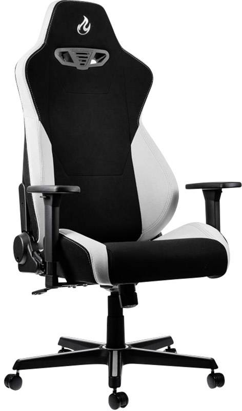 Nitro Concepts S300 Radiant White Sedia da gioco Nero, Bianco