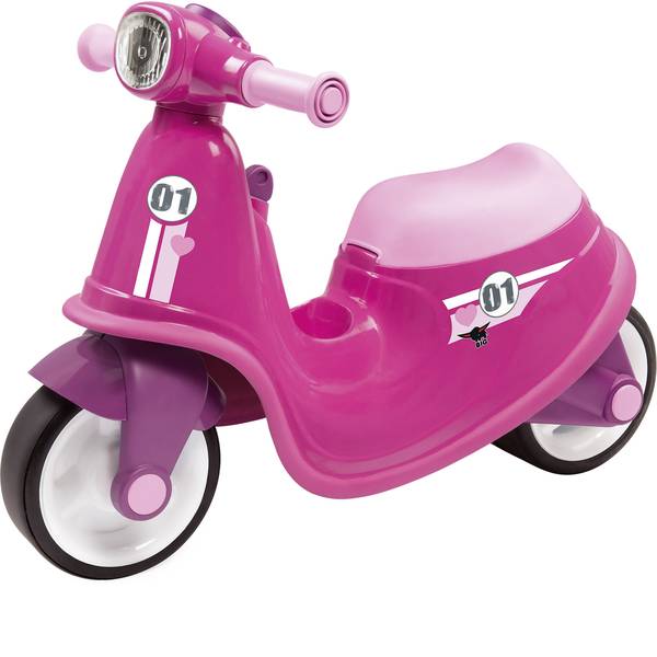Auto a spinta - Veicolo a spinta per bambini BIG Classic Scooter Girlie Rosa - Auto a spinta - Veicolo a spinta per bambini BIG Classic Scooter Girlie Rosa -