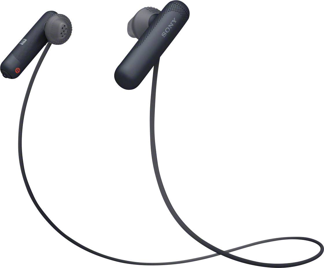 Sony WI-SP500 Sport Cuffie auricolari Bluetooth Nero headset con microfono,  archetto da collo, NFC, Resistente al sudo | Conrad.it