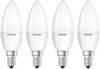 OSRAM HOMELIGHTING 4058075819474 LED (monocolore) ERP F (A - G) E14 Forma di candela 4.9 W = 40 W Bianco caldo (Ø x L) 35 mm x 103 mm 4 pz.