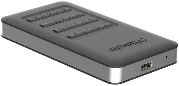 Verbatim Store 'n' Go Secure Portable SSD 256 GB SSD esterno USB 3.2 (Gen 2) Nero  53402