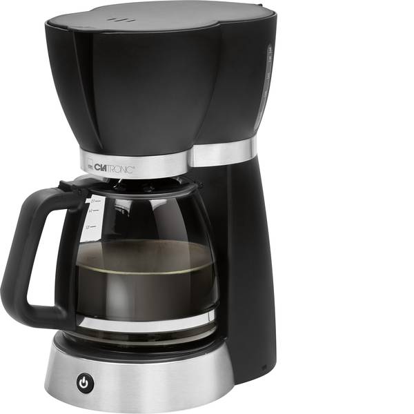 Macchine dal caffè con filtro - Clatronic KA 3689 Macchina per il caffè Nero, Acciaio Capacità tazze=15 - Macchine dal caffè con filtro - Clatronic KA 3689 Macchina per il caffè Nero, Acciaio Capacità tazze=15 -