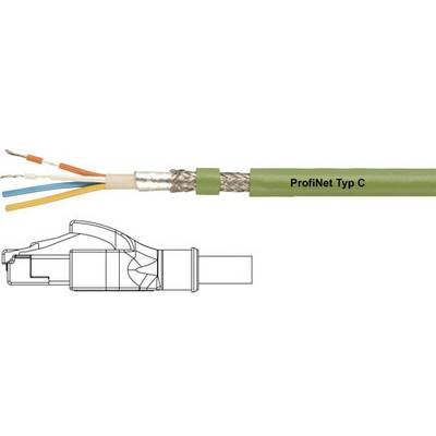 Un cavo con la scritta 'ProfiNet Tipo C' è mostrato. Accanto, una rappresentazione schematica di una spina.