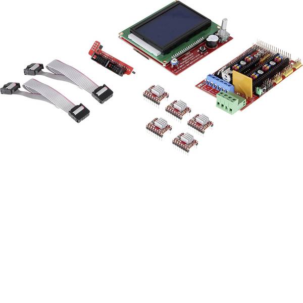 Kit e schede microcontroller MCU - Joy-it scheda Arduino Arduino Mega elettronica RAMPS 1.4 Set incl. Display adatto per (scheda): Arduino - Kit e schede microcontroller MCU - Joy-it scheda Arduino Arduino Mega elettronica RAMPS 1.4 Set incl. Display adatto per (scheda): Arduino -