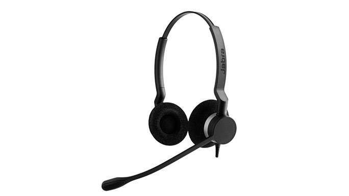 Jabra Biz 2300 Duo USB UC Auricolare Cablato A Padiglione Ufficio USB tipo A Nero 2399-829-109-0